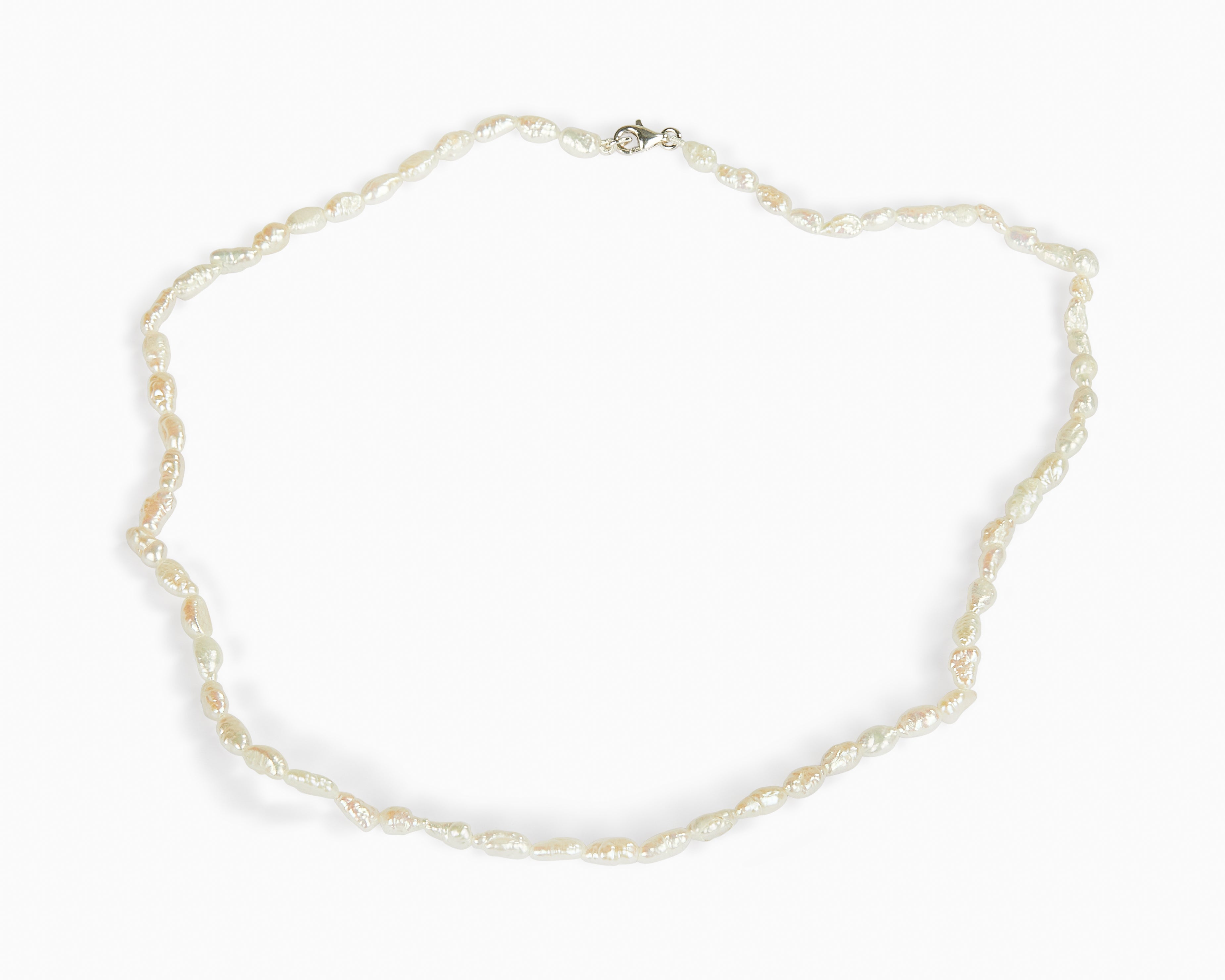 Collana Di Perle Di Riso Naturali Apriot Da 7-8 Mm - Foto 13