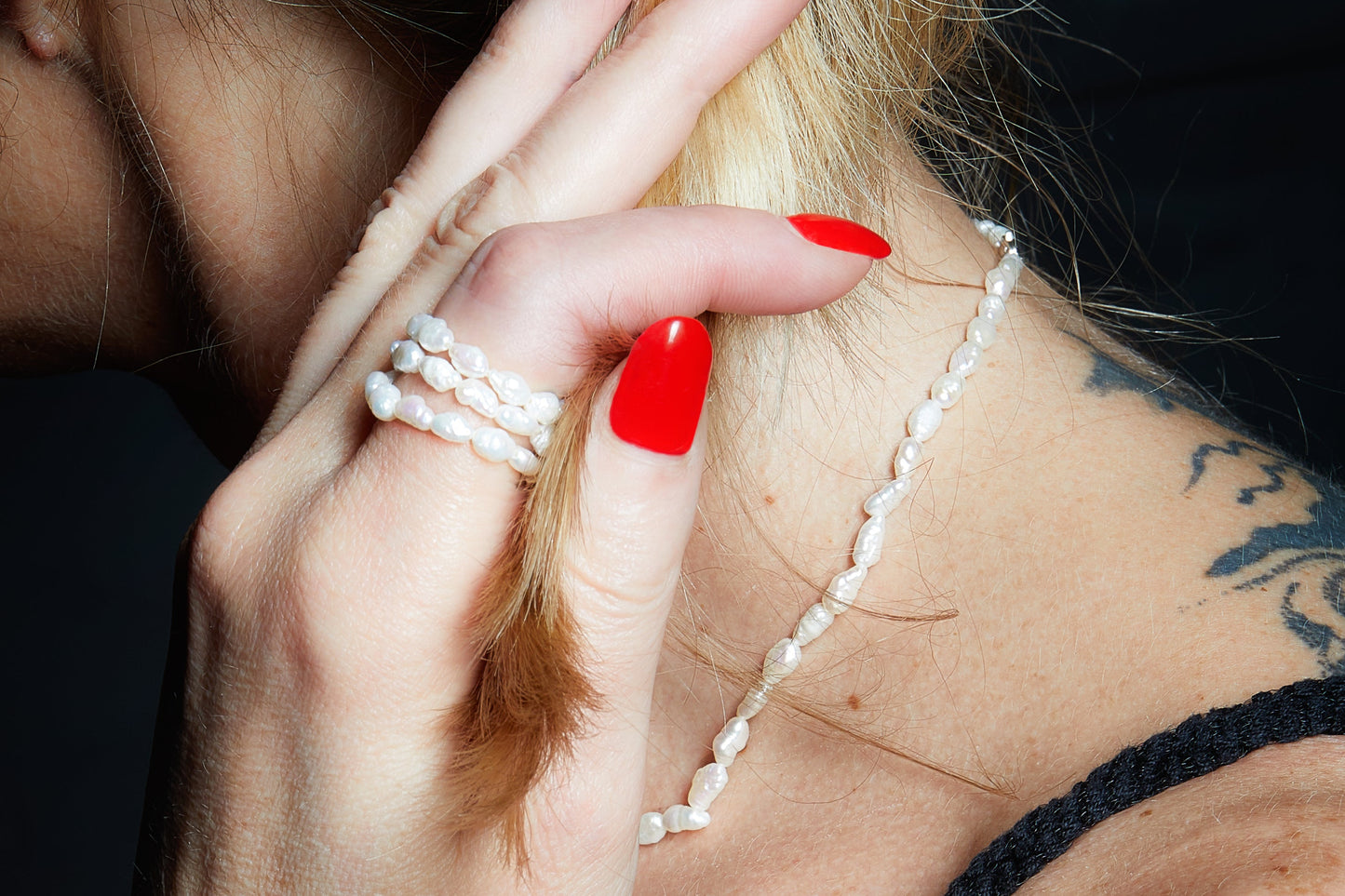 Collana di Perle di Fiume Sottili