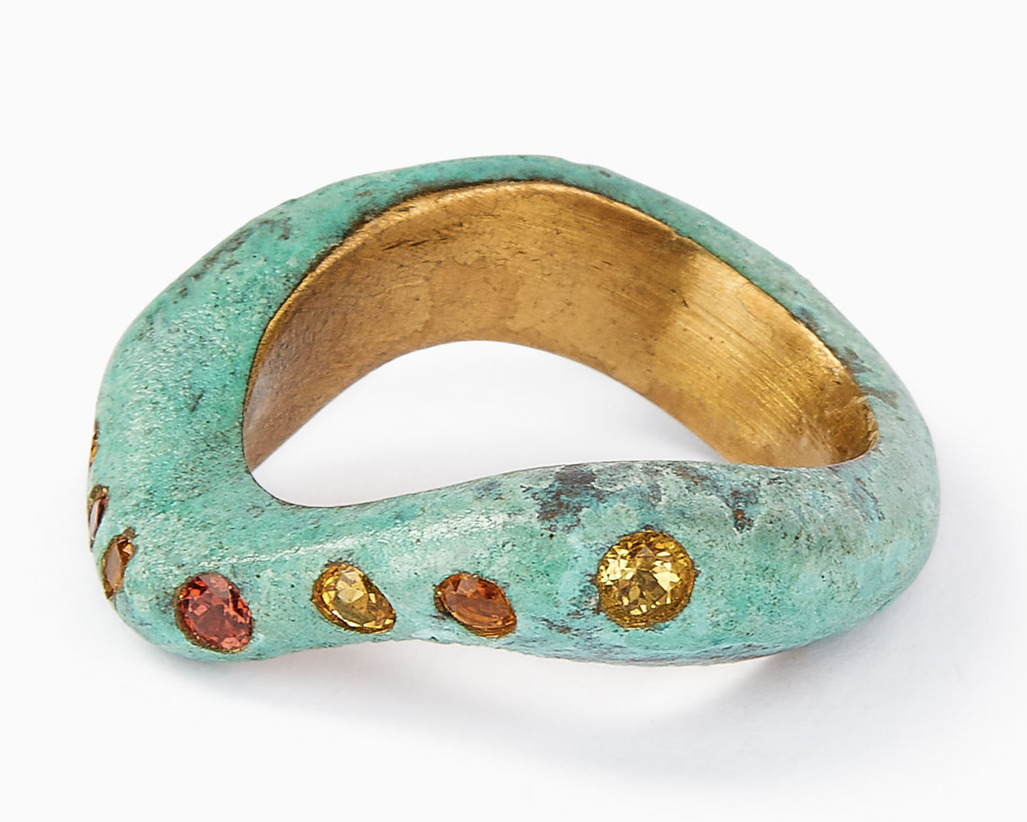 Anello Riviera o Veretta con Pietre Dure Naturali