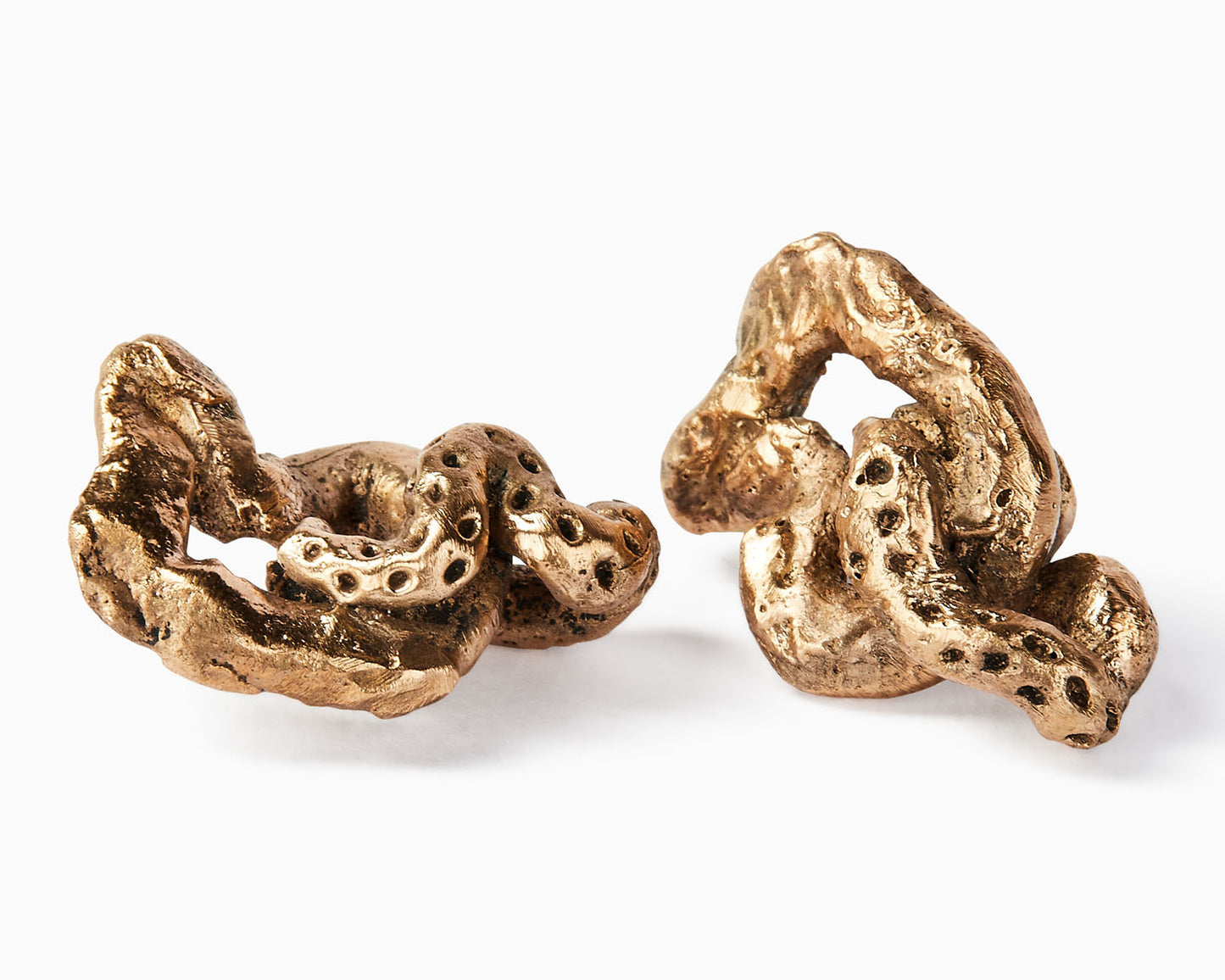 Orecchini a Lobo in Bronzo | Nodo