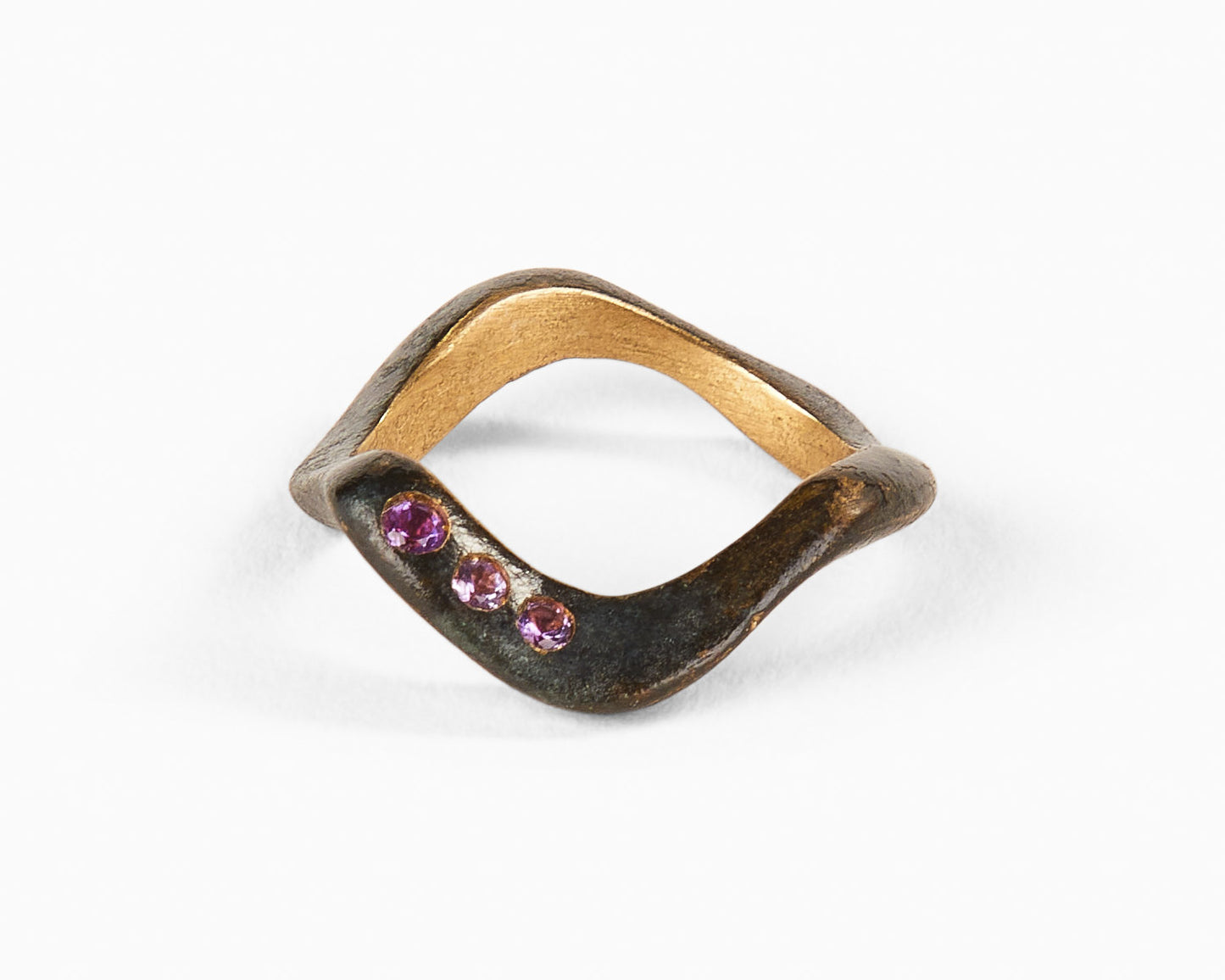 Anello Trilogy con Pietre Dure Naturali