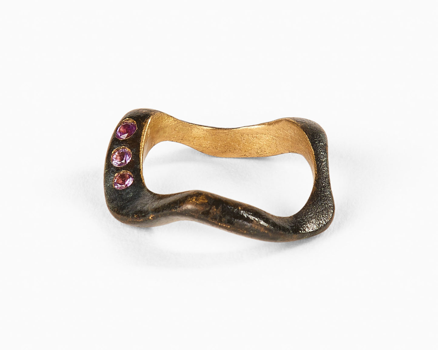 Anello Trilogy con Pietre Dure Naturali
