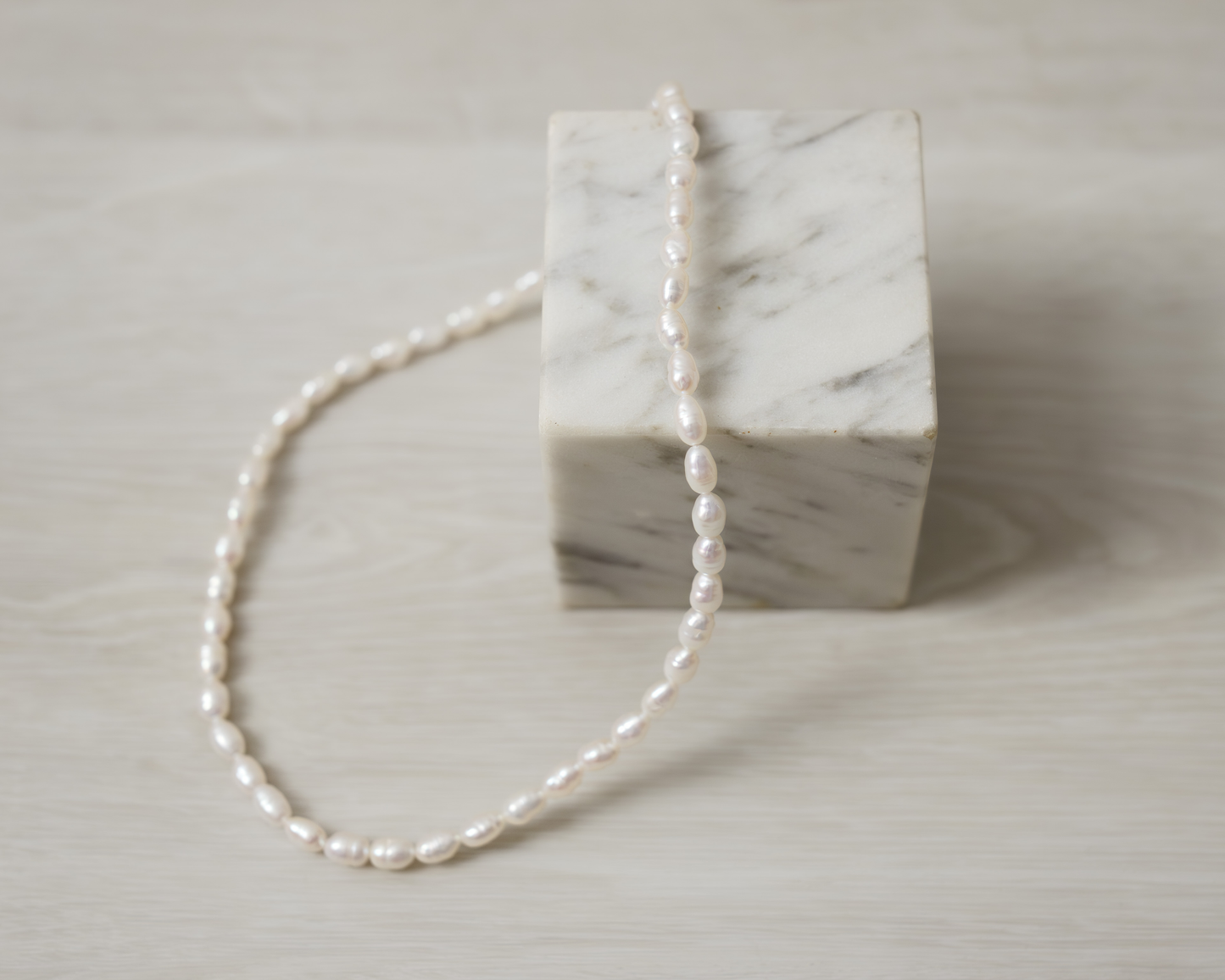 Collana Perle di Fiume Grandi