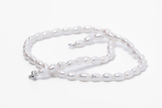 Collana Perle di Fiume Grandi