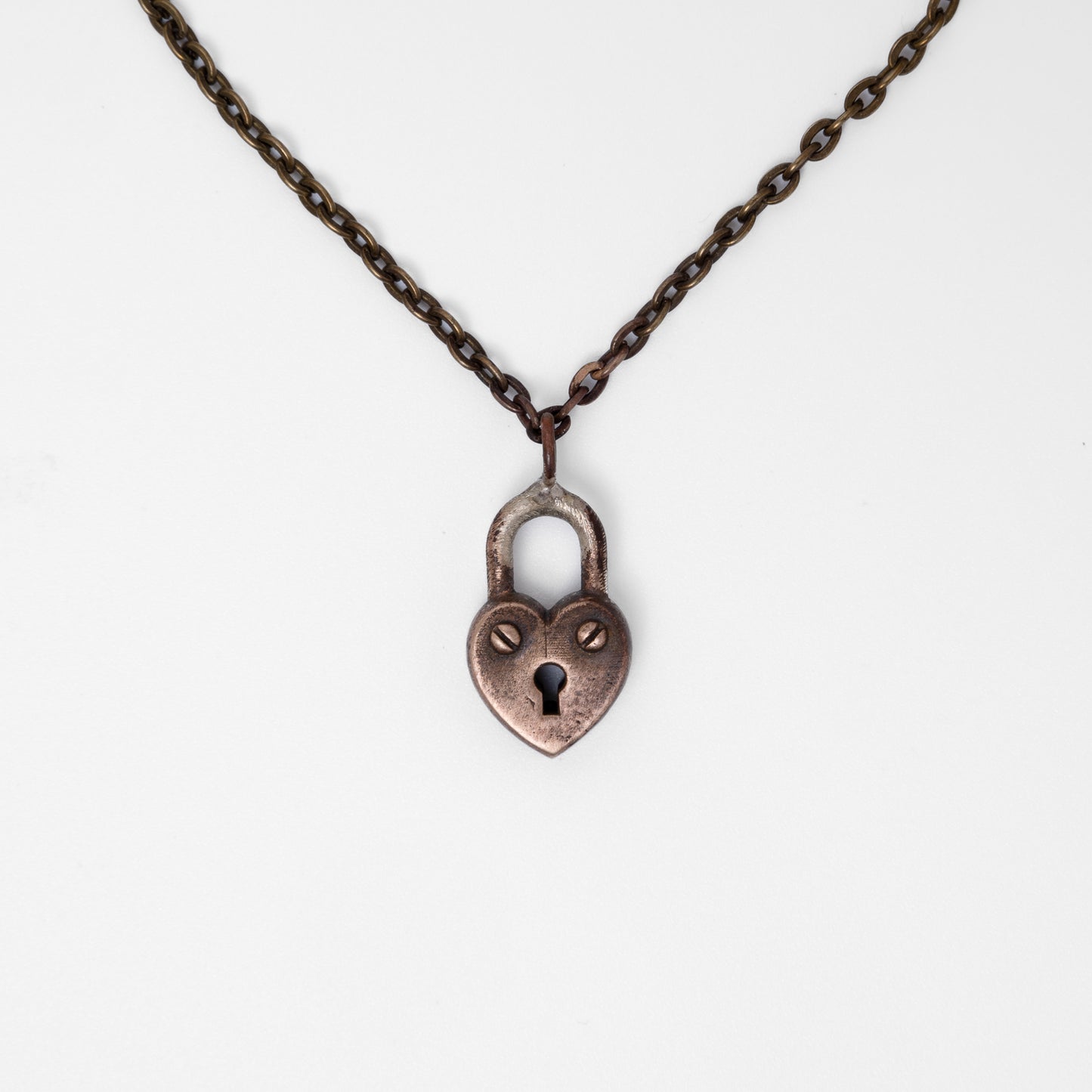 Bracciale Catena con Ciondolo Lucchetto e Cuore - Gioielli Simbolici