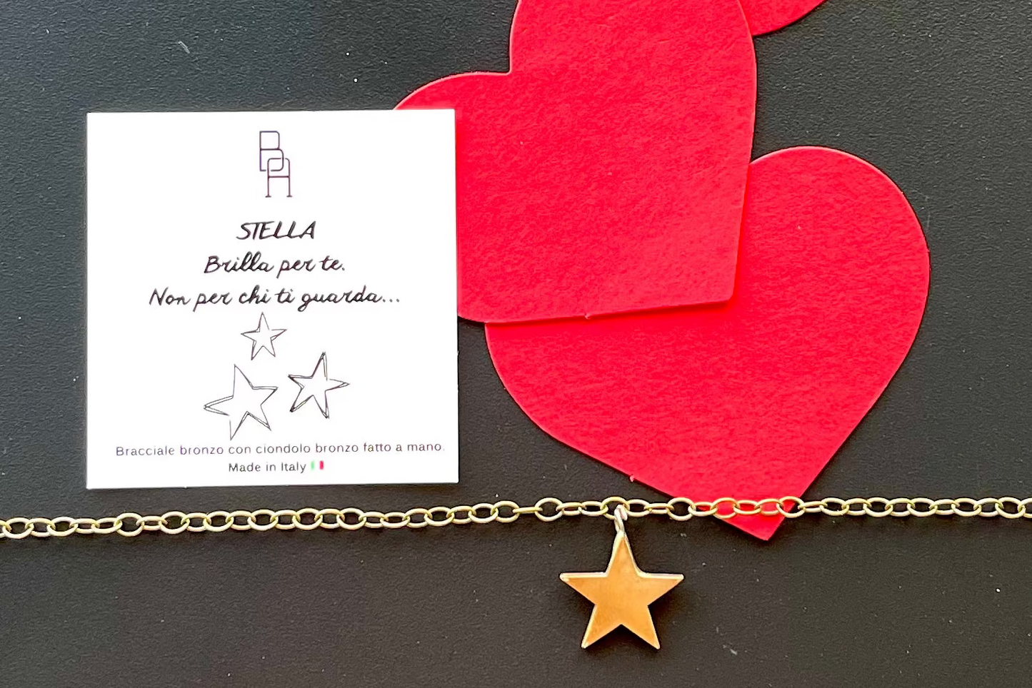 Bracciale Catena con Ciondolo Stella - Gioielli Simbolici