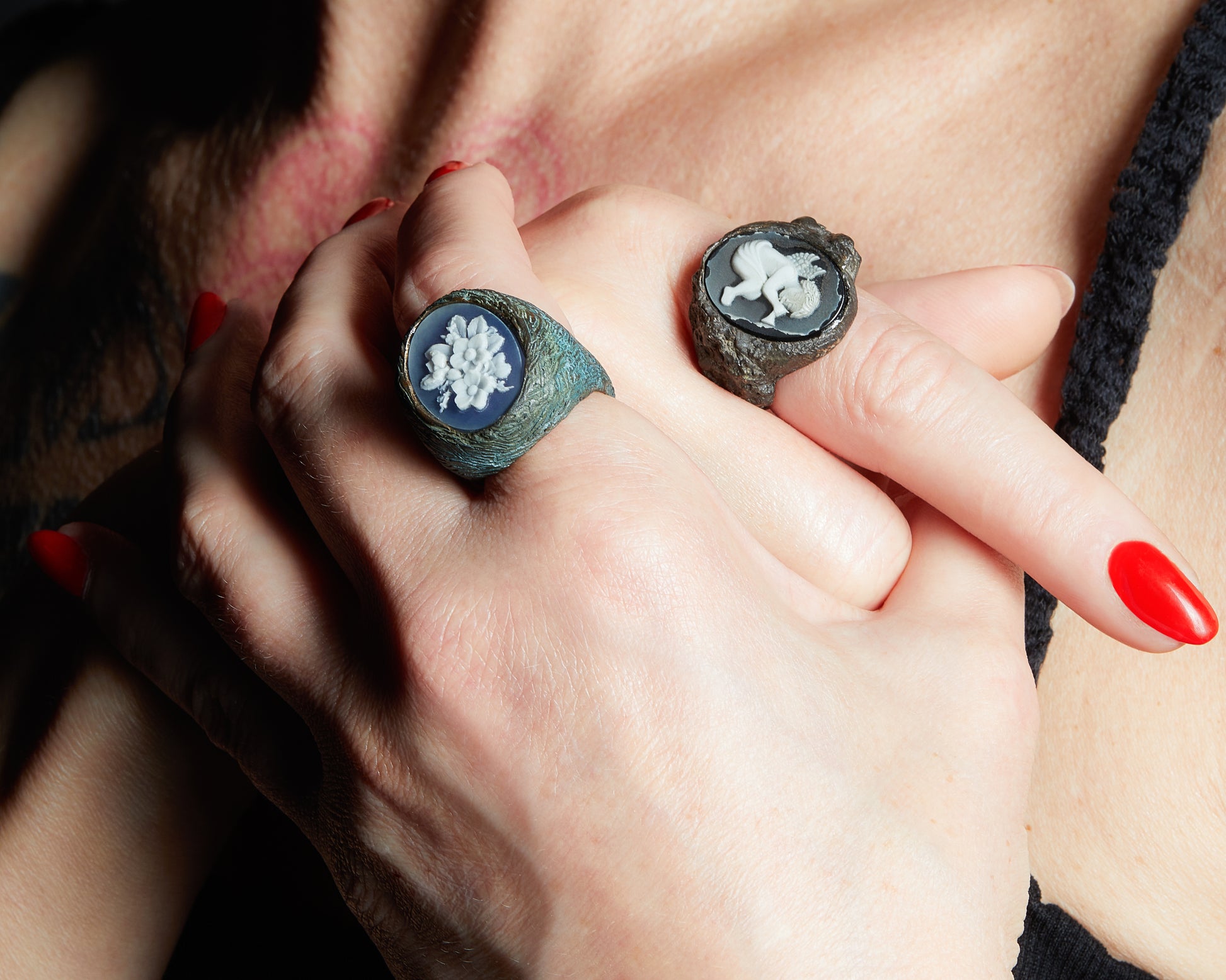 Anello con Cammeo con Fiori – BAgioielli - Main Image